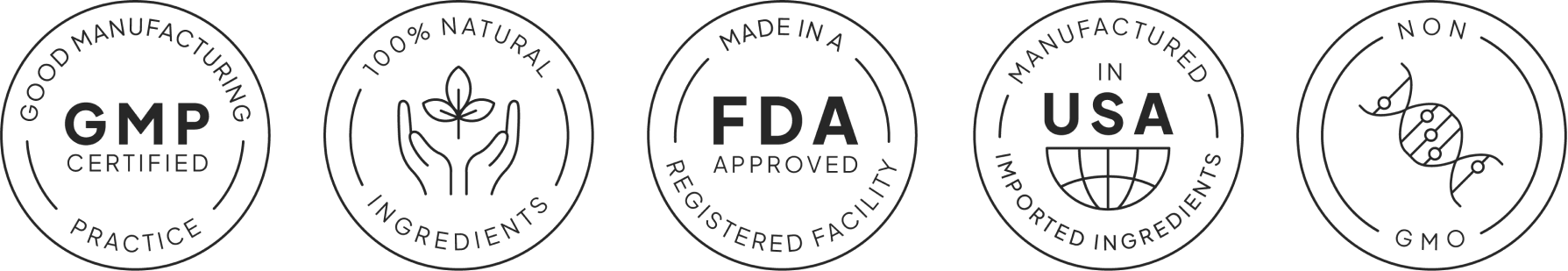 Venus Factor certifications - non-GMO, vegetarian, plant-based, stimulant-free natural formula